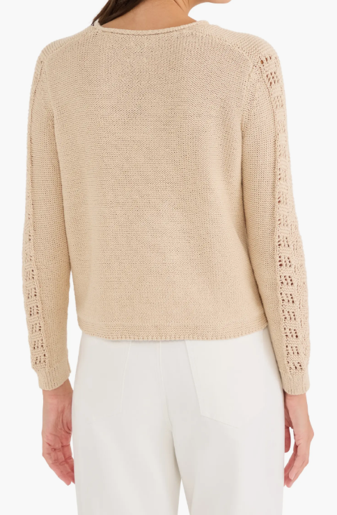 Crochet Sleeve Sweater
