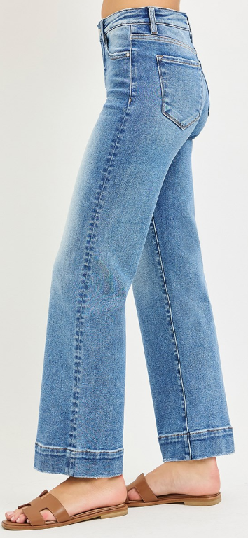 Tummy Control High Rise Straight Jeans