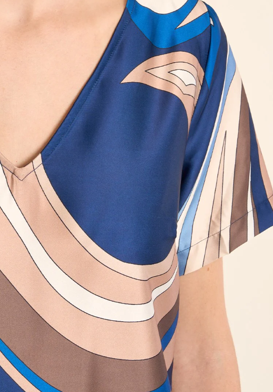 Navy Athena Dress