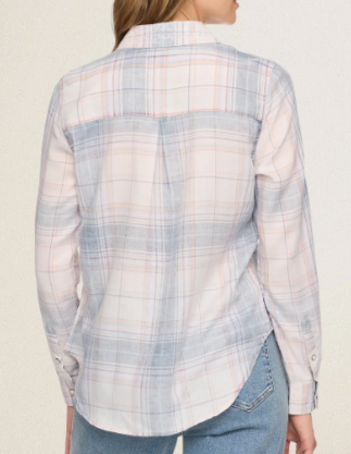 Marina Plaid Button Up