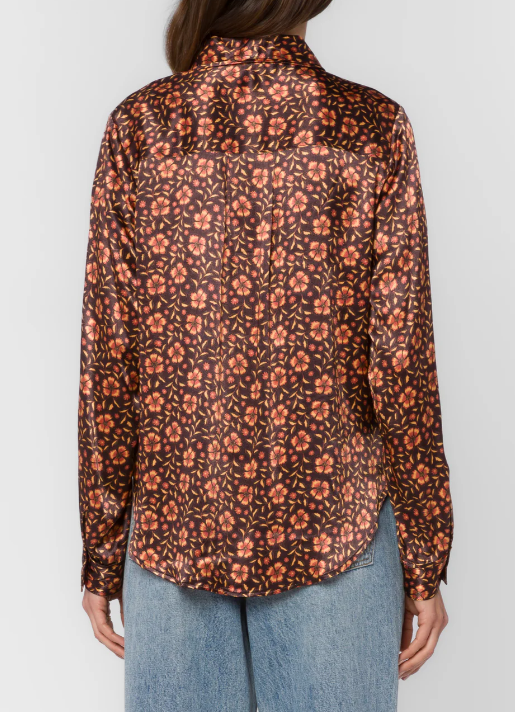 Brown Pansy Blouse