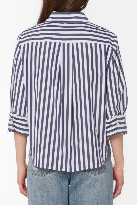 Valencia Striped Button Up
