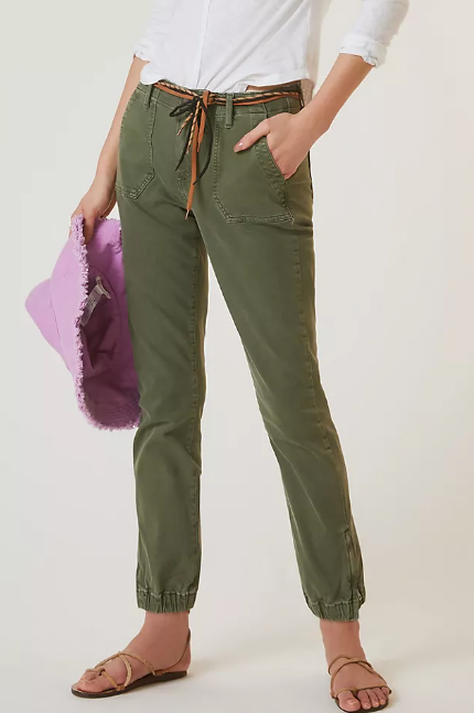 Paige Mayslie Joggers - Moss