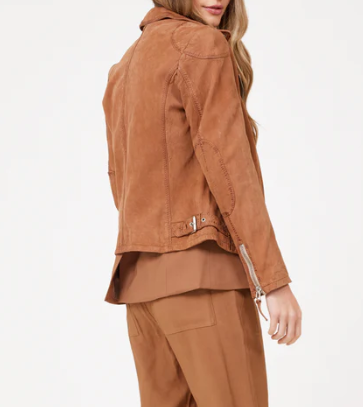Mauritius Karyn Leather Jacket - Cognac
