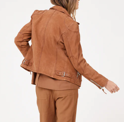 Mauritius Karyn Leather Jacket - Cognac