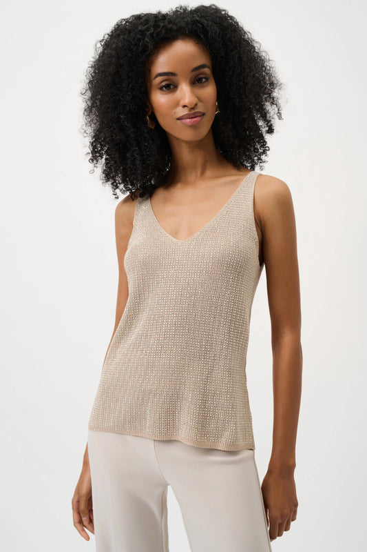 Metallic Knitted Camisole