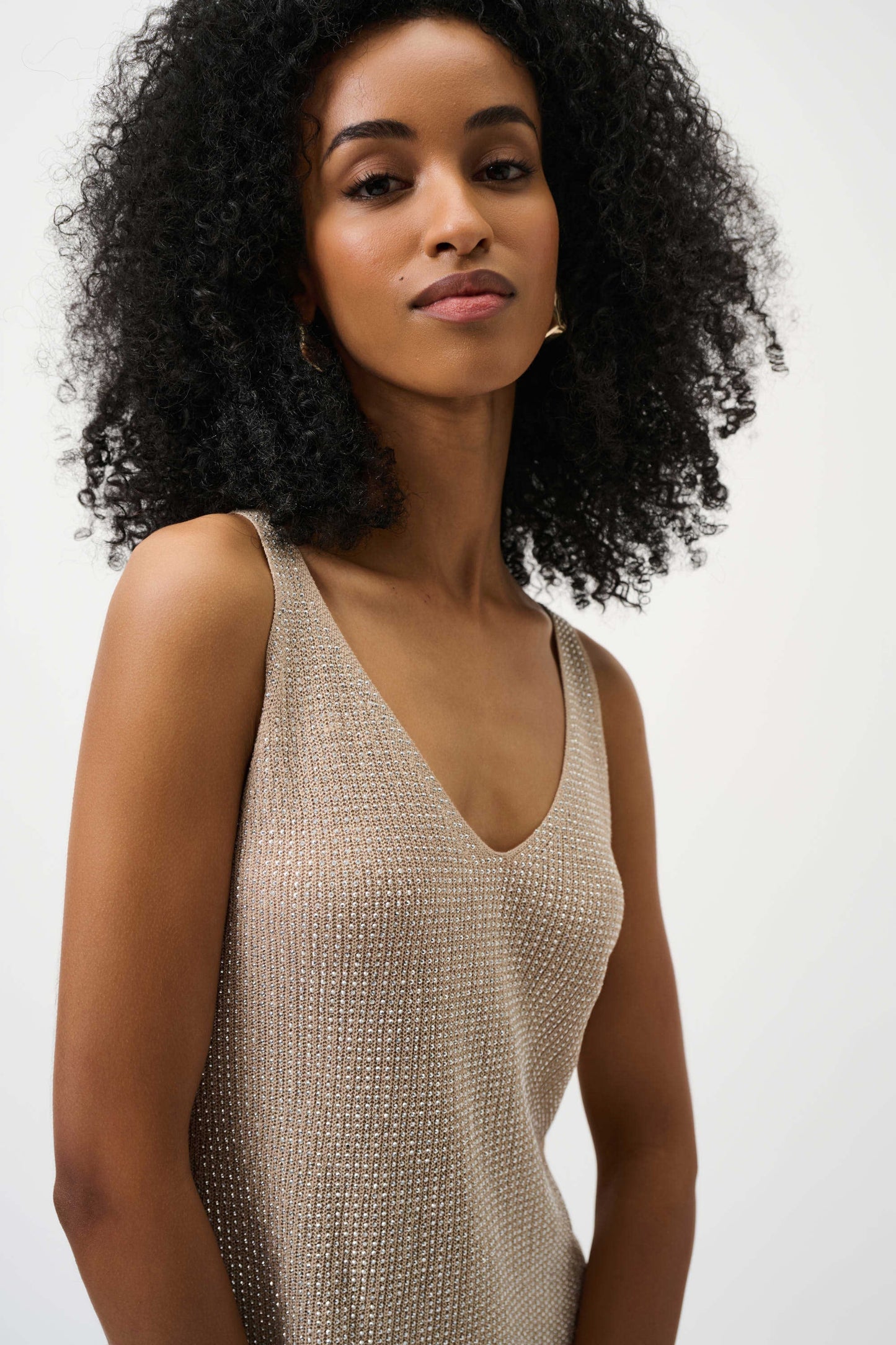 Metallic Knitted Camisole