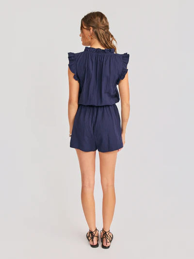 Lilah Ruffle Sleeve Romper