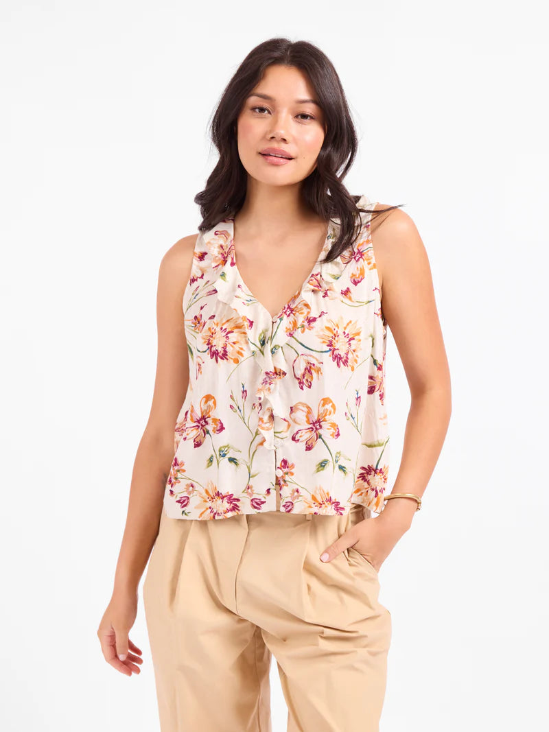 Floral Sleeveless Top