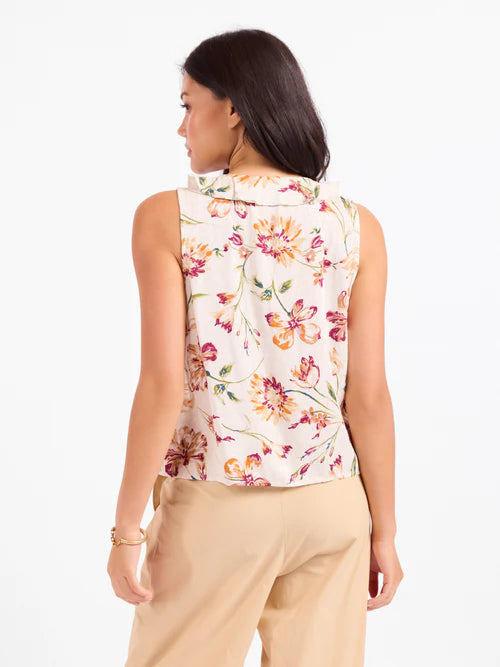 Floral Sleeveless Top