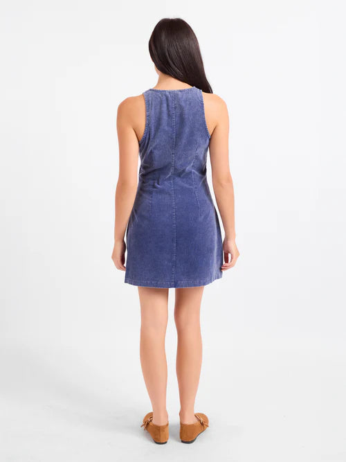 Washed Navy Mini Dress
