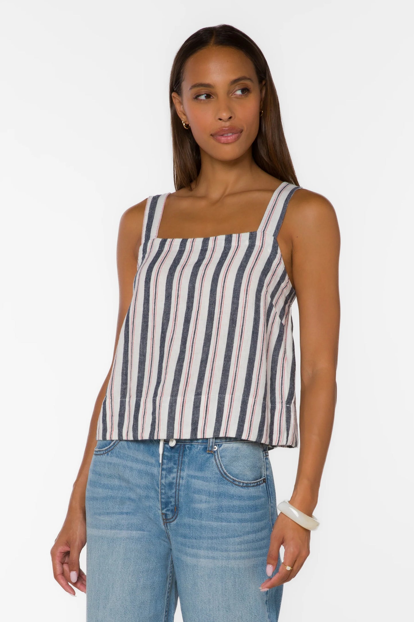 Blue Night Stripe Tank