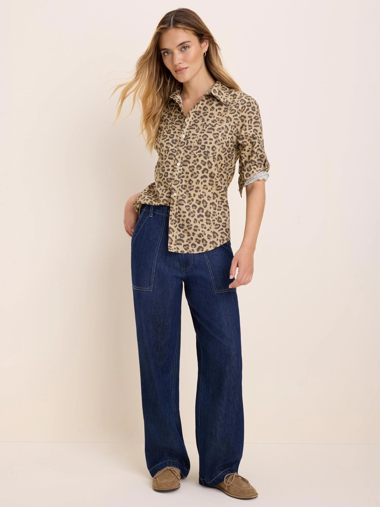 Leopard Print Blouse