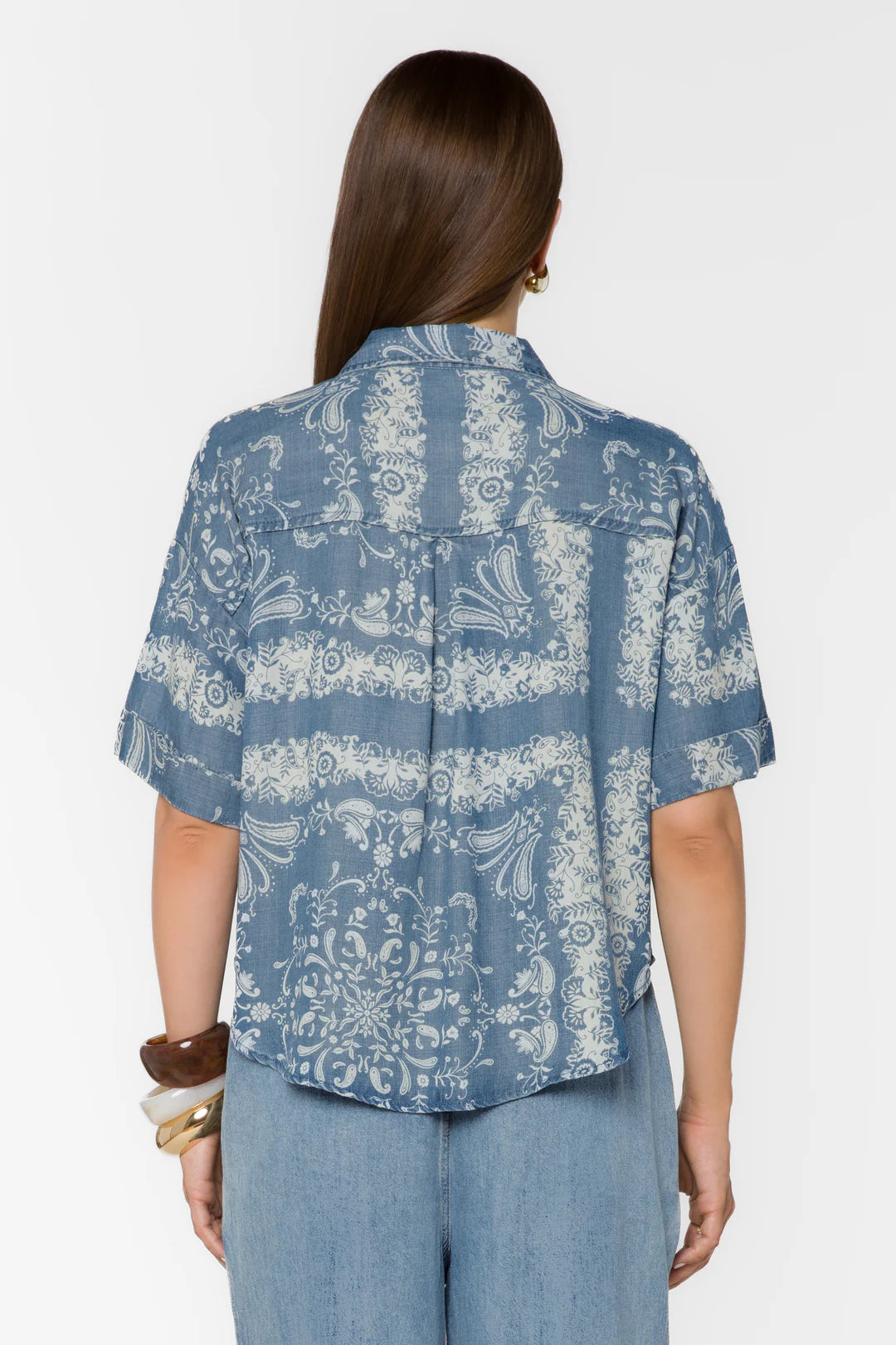 Bandana Scarf Shirt