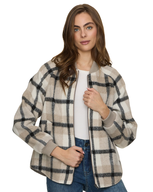Anniston Quilted Bomber Jacket