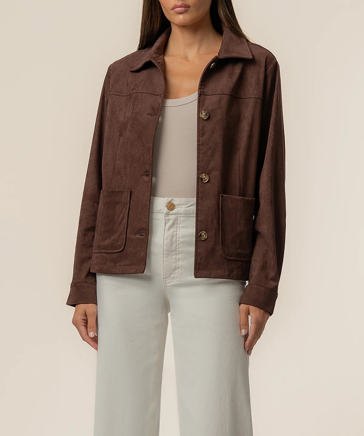 Dakota Faux Suede Jacket