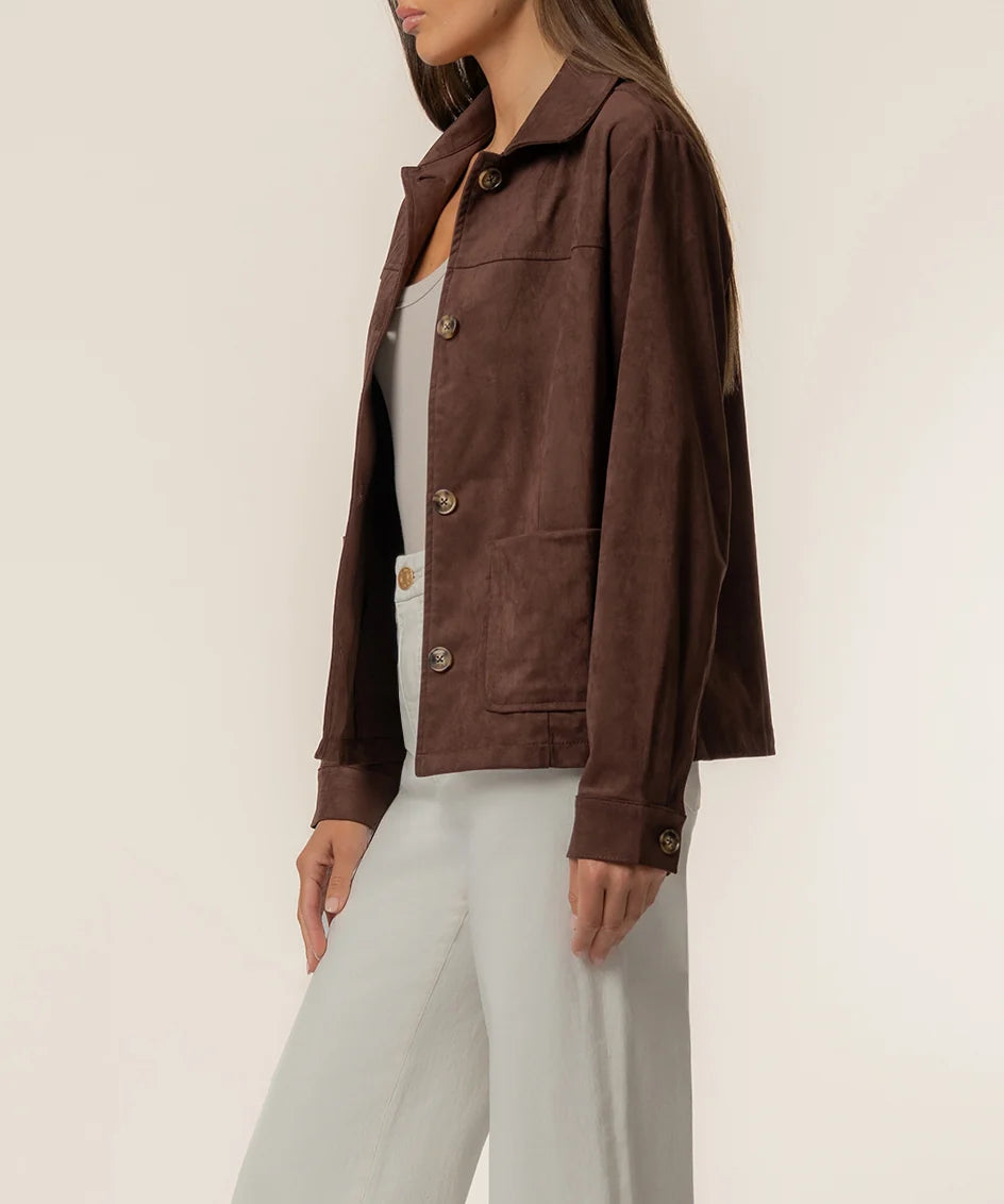 Dakota Faux Suede Jacket