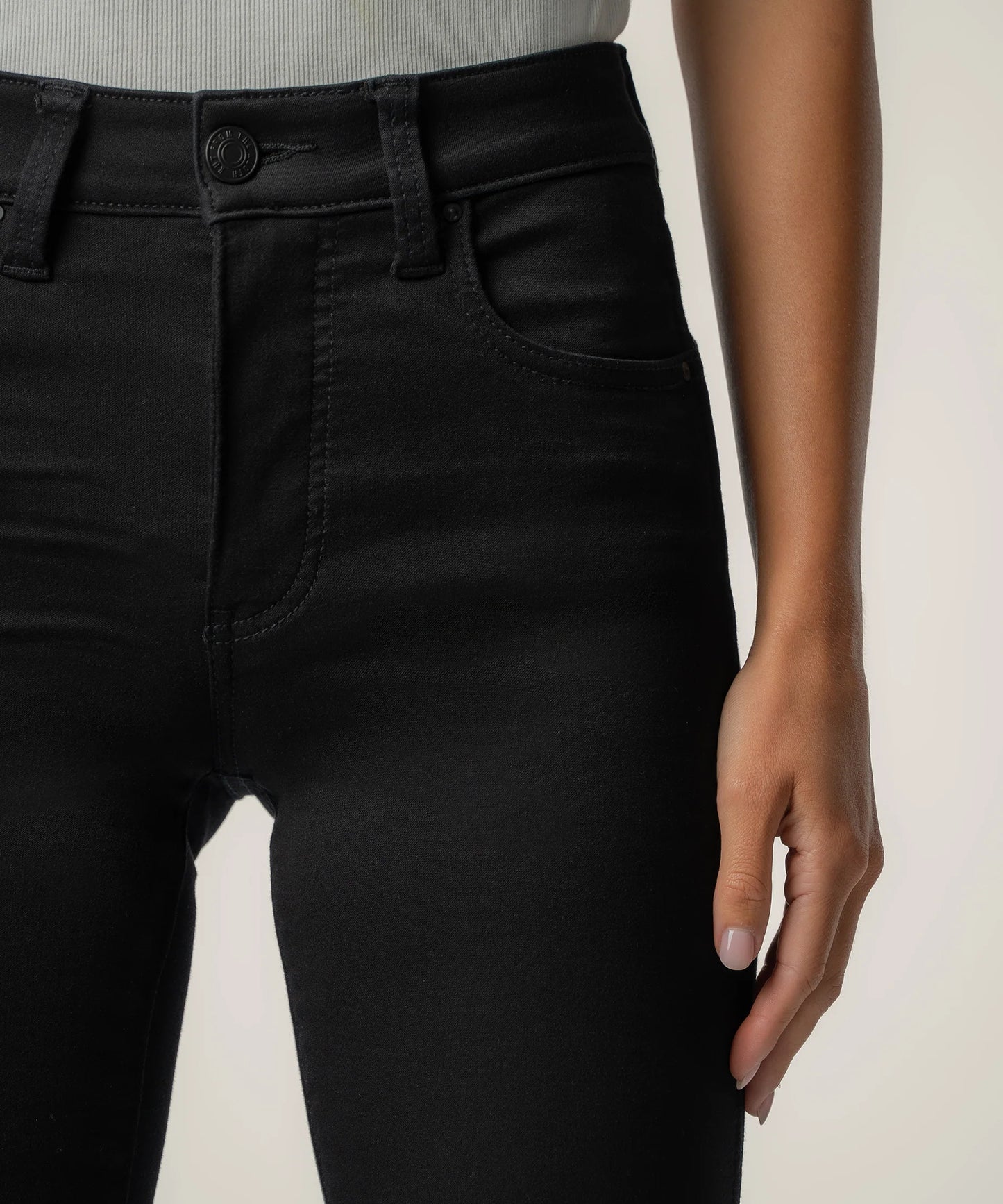 Natalie Black High Rise Bootcut Jeans