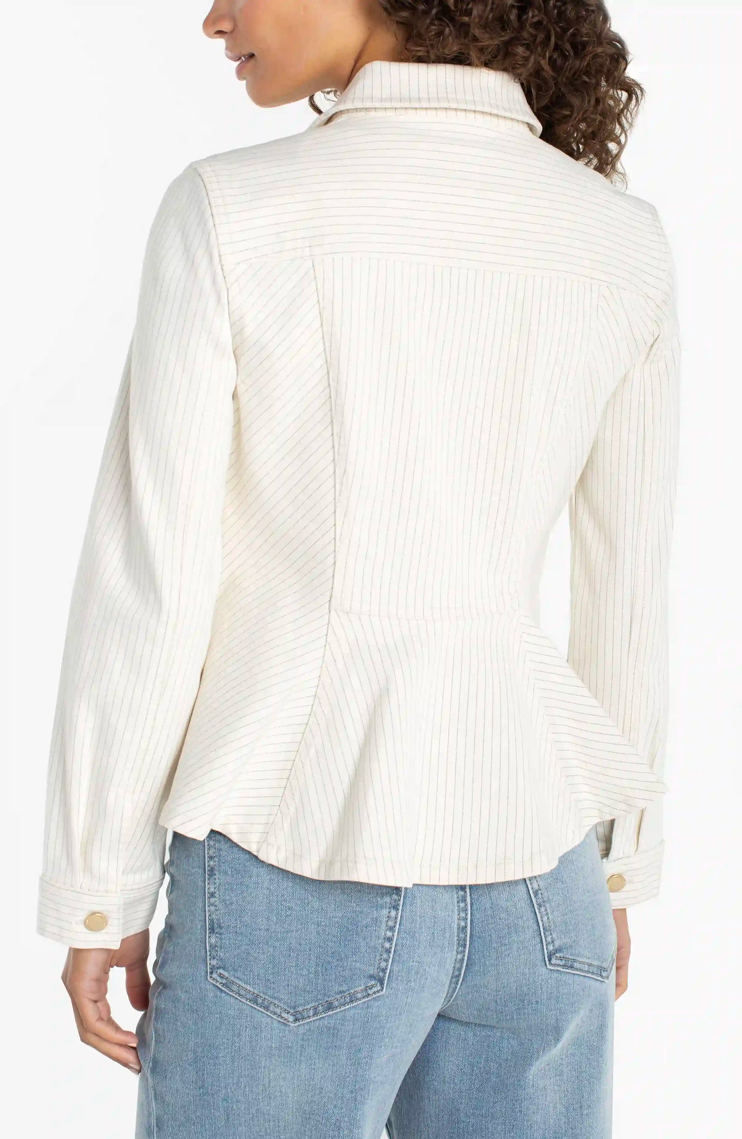 Fit and Flare Trucker Jacket