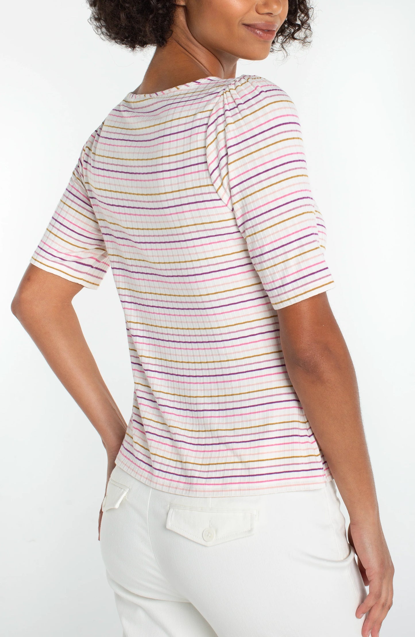 1/2 Sleeve Sweetheart Knit Top