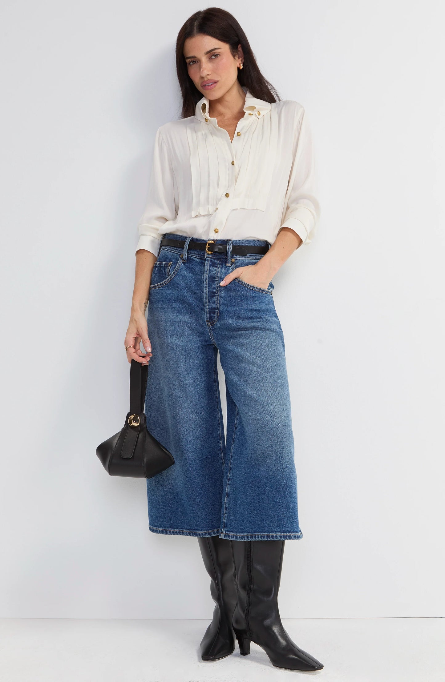 Cream Tuxedo Shirt