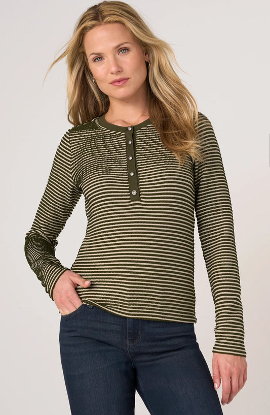 Long Sleeve Knit Henley