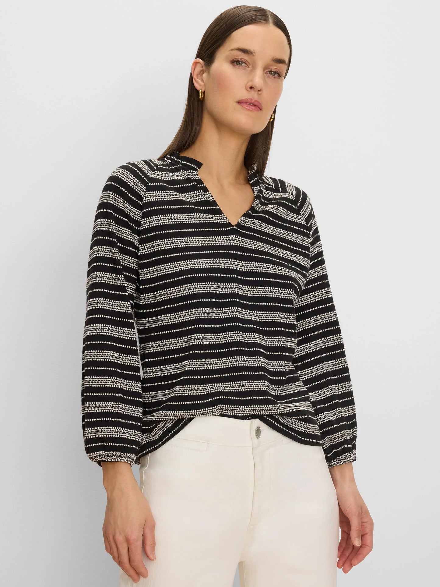 Dashing Stripe Knit Top