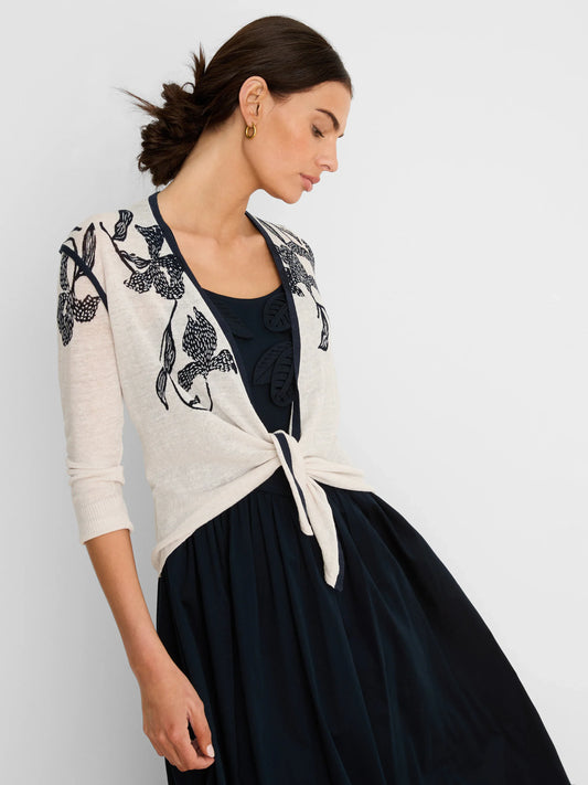 Inked Blooms 4 Way Cardigan