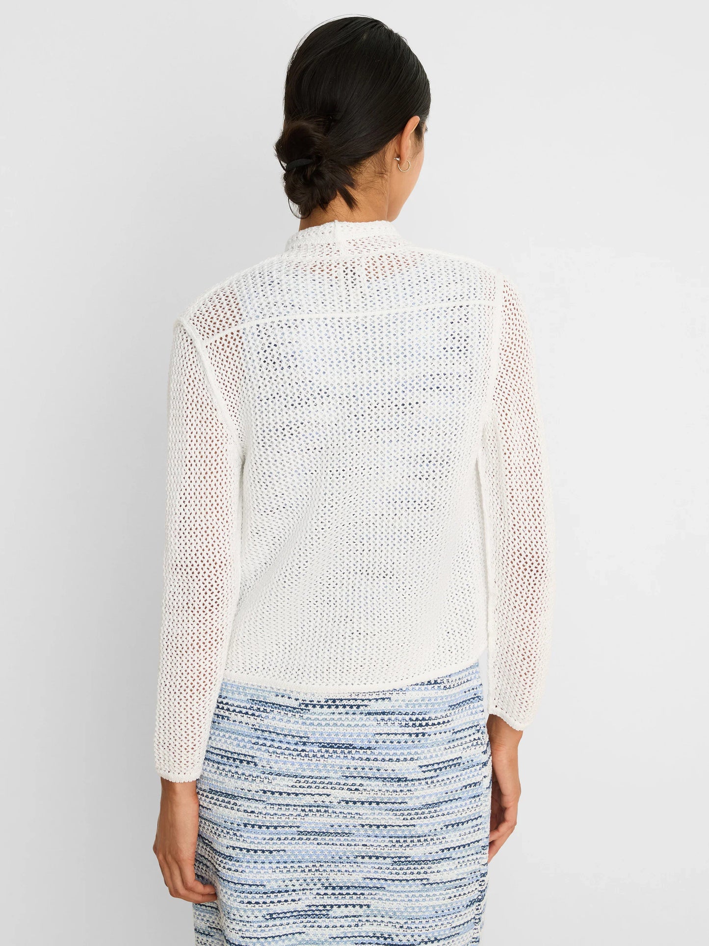 Mesh Cocoon Cardigan