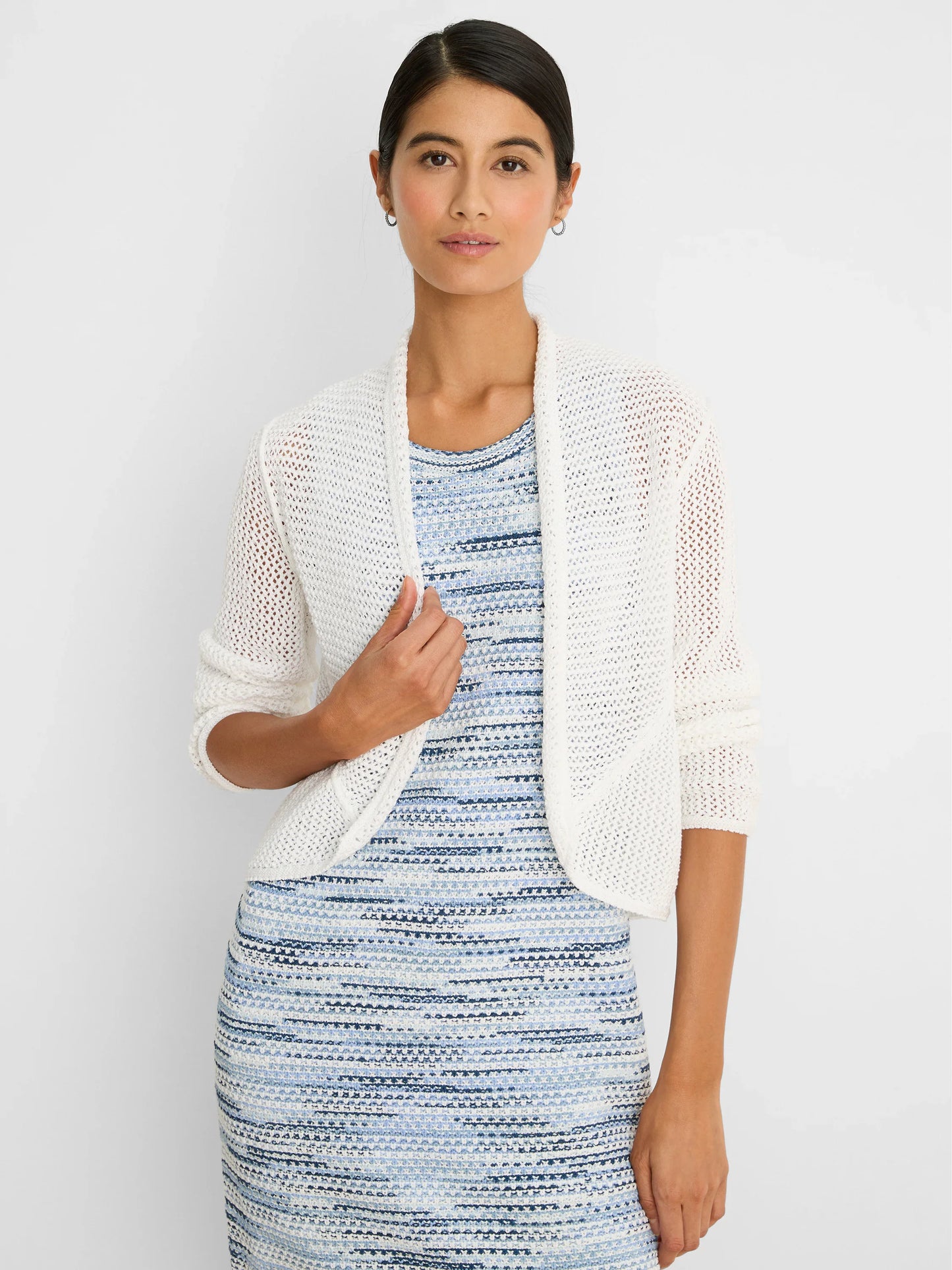 Mesh Cocoon Cardigan