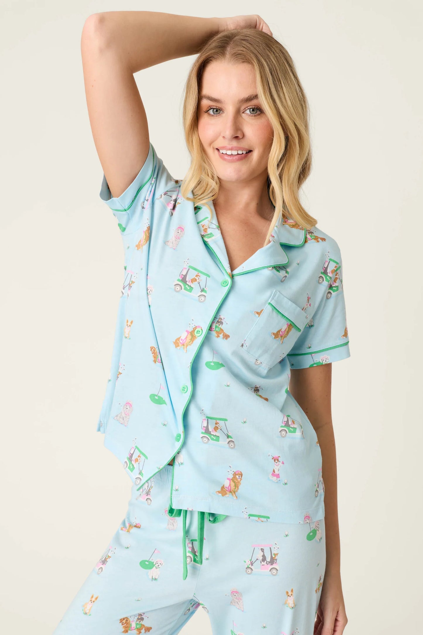 Golfing Dogs Pajama Set