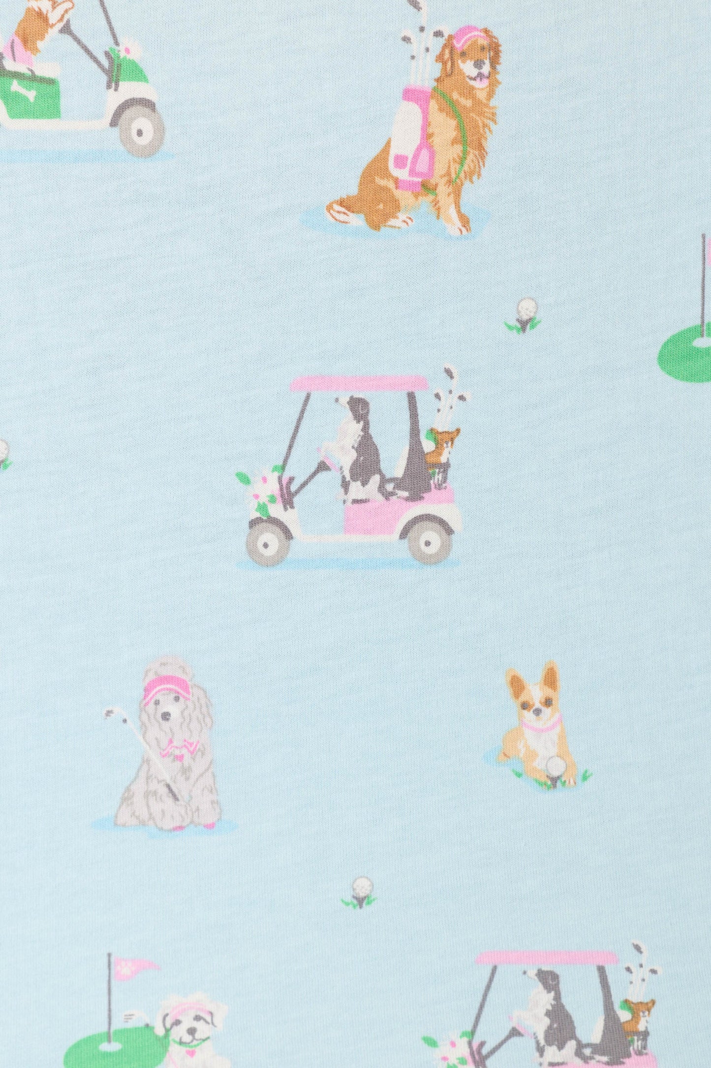 Golfing Dogs Pajama Set