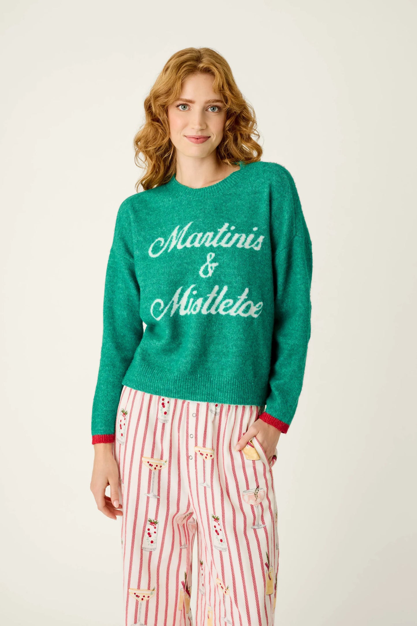 Martinis & Mistletoe Snuggle Sweater