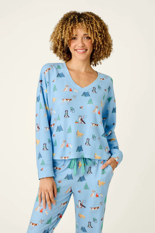 Happy Camper Long Sleeve Top