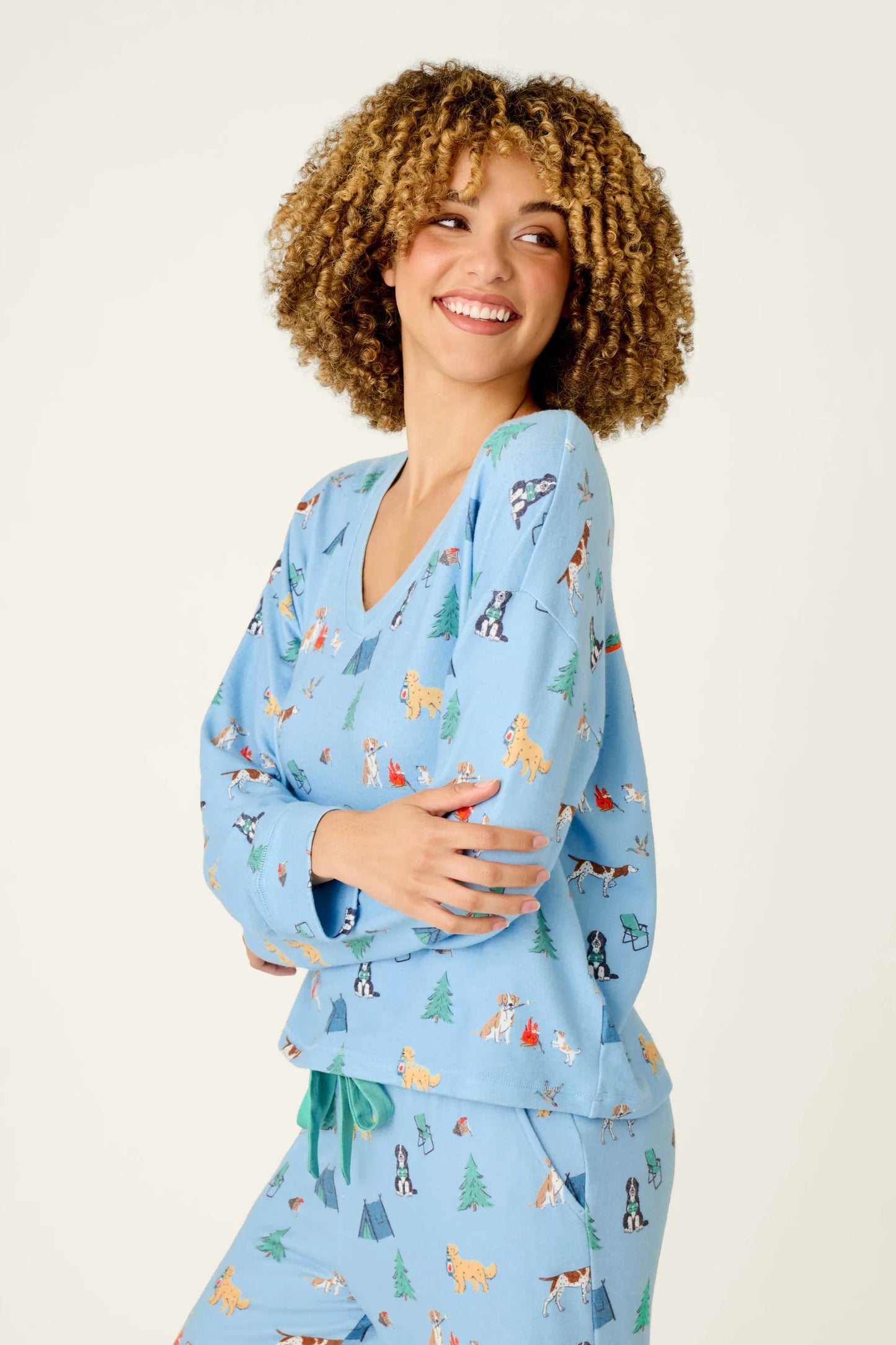 Happy Camper Long Sleeve Top