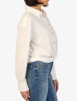 Kut from the Kloth Delanie Twist Front Shirt