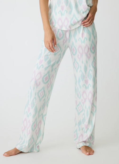 P.J. Salvage Ikat Watercolor Pant