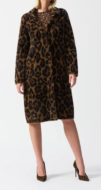 Joseph Ribkoff Leopard Print Coat