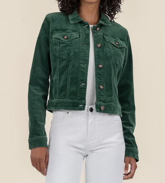 Kut Corduroy Julie Crop Jacket