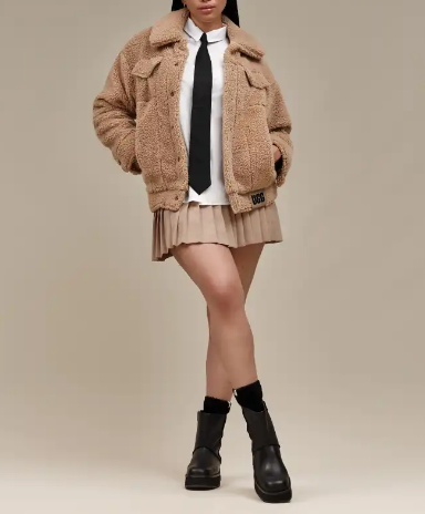 Ugg Frankie Sherpa Trucker Jacket - Camel