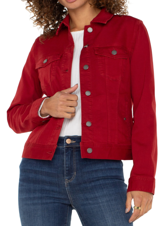 Liverpool Classic Jean Jacket - Carnelian