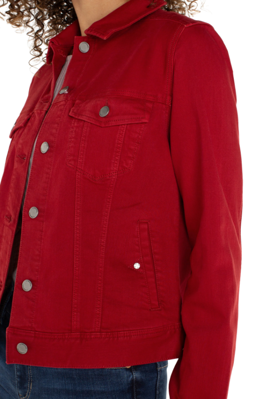 Liverpool Classic Jean Jacket - Carnelian