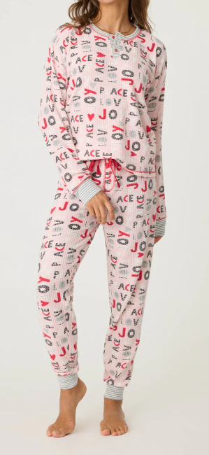 P.J. Salvage Peace and Joy Pajama Set