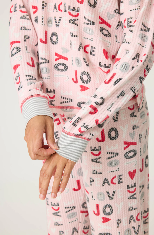 P.J. Salvage Peace and Joy Pajama Set