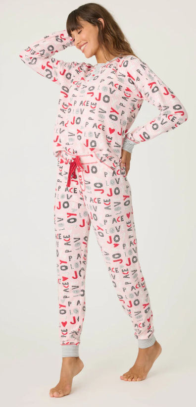 P.J. Salvage Peace and Joy Pajama Set