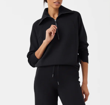 Airessentials Half Zip - Black