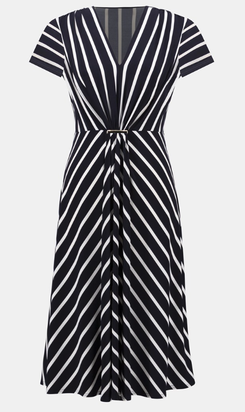 Silky Knit Fit and Flare Dress