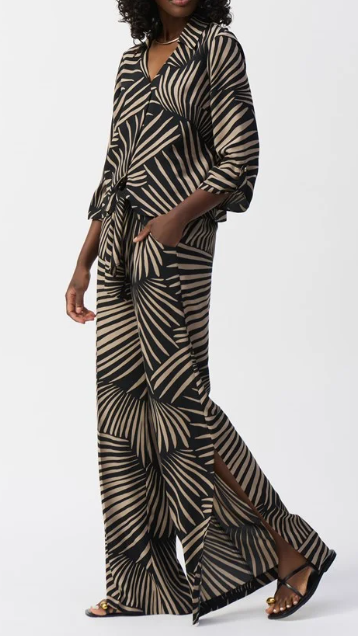 Gauze Tropical Print Top