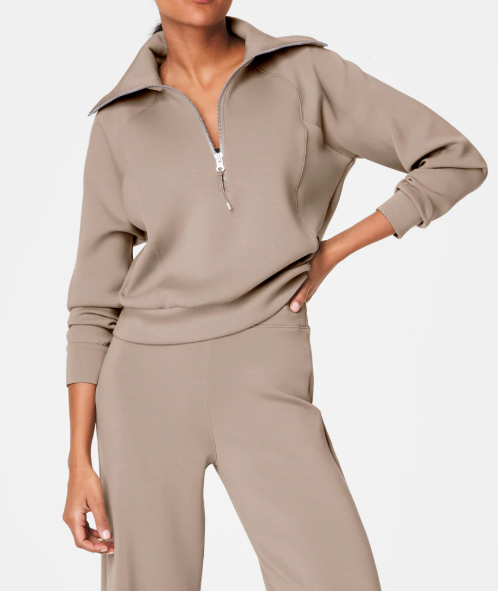 Airessentials Halv Zip - Ashwood