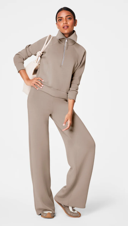 Airessentials Wide Leg Pant - Ashwood